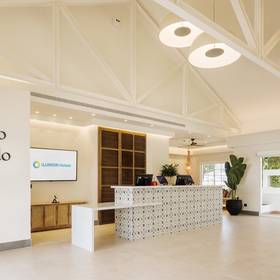 Recepção Hotel ILUNION Menorca Cala Galdana Recepção Hotel ILUNION Menorca Cala Galdana