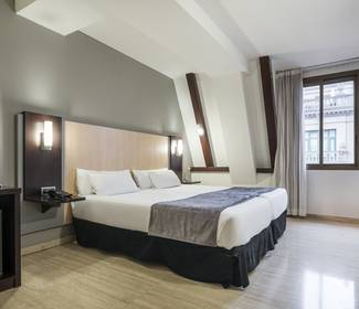 Quarto duplo Hotel Ilunion Almirante Barcelona