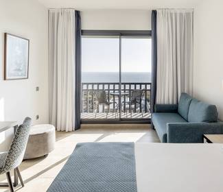 Quarto duplo com vista para o mar Hotel ILUNION Calas de Conil Conil de la Frontera Quarto duplo com vista para o mar Hotel ILUNION Calas de Conil Conil de la Frontera