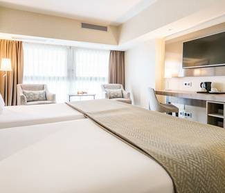 Quarto individual corporate Hotel ILUNION Málaga Quarto individual corporate Hotel ILUNION Málaga