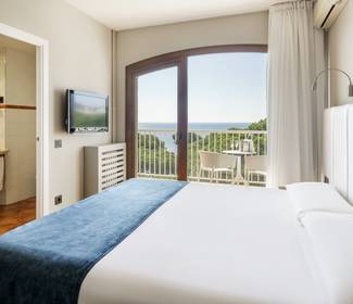 Quarto duplo vista para o mar Hotel ILUNION Caleta Park S'Agaró